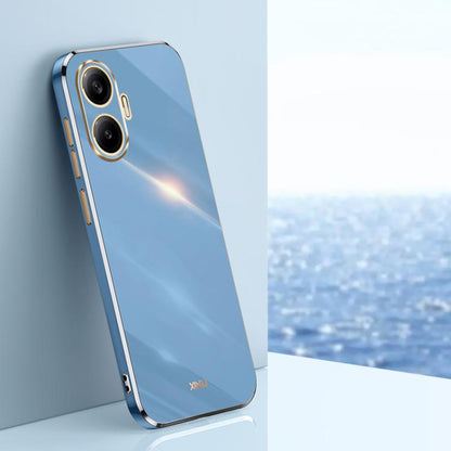 XINLI Straight Edge 6D Electroplate TPU Phone Case, For Redmi 15 5G / 4G EU 171mm, For Redmi A5 4G 171.7mm / Poco C71, For Redmi Turbo 4 Pro