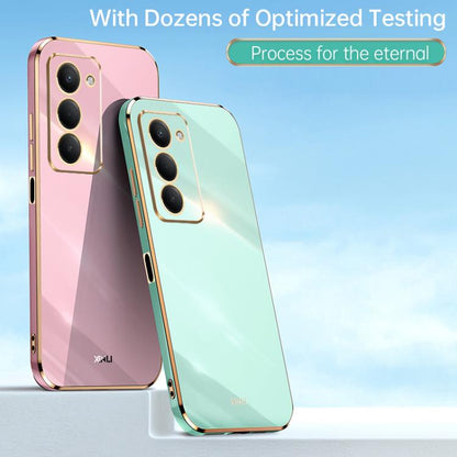 XINLI Straight Edge 6D Electroplate TPU Phone Case, For Redmi 15 5G / 4G EU 171mm, For Redmi A5 4G 171.7mm / Poco C71, For Redmi Turbo 4 Pro