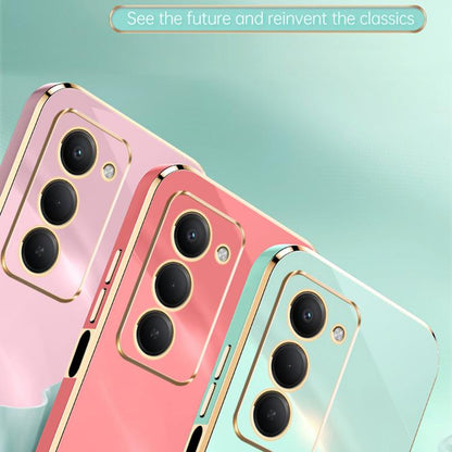 XINLI Straight Edge 6D Electroplate TPU Phone Case, For Redmi 15 5G / 4G EU 171mm, For Redmi A5 4G 171.7mm / Poco C71, For Redmi Turbo 4 Pro