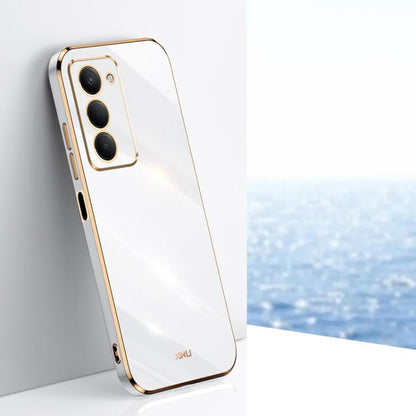 XINLI Straight Edge 6D Electroplate TPU Phone Case, For Redmi 15 5G / 4G EU 171mm, For Redmi A5 4G 171.7mm / Poco C71, For Redmi Turbo 4 Pro