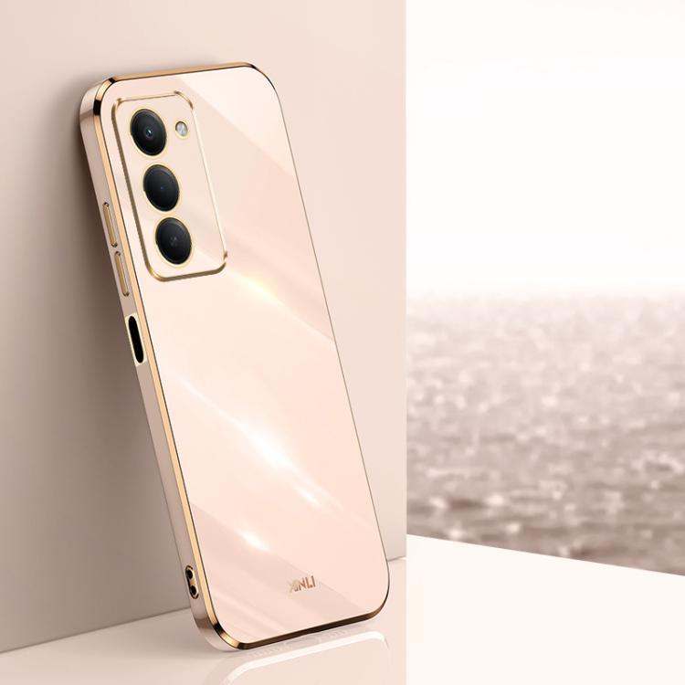 XINLI Straight Edge 6D Electroplate TPU Phone Case, For Redmi 15 5G / 4G EU 171mm, For Redmi A5 4G 171.7mm / Poco C71, For Redmi Turbo 4 Pro