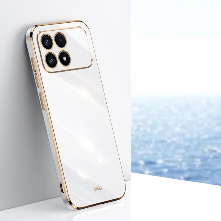 XINLI Straight Edge 6D Electroplate TPU Phone Case, For Redmi Note 15 Pro 4G Global 163.2mm, For Redmi K90 / Poco F8 Pro, For Redmi 15 5G Global / 4G SEA 169.5