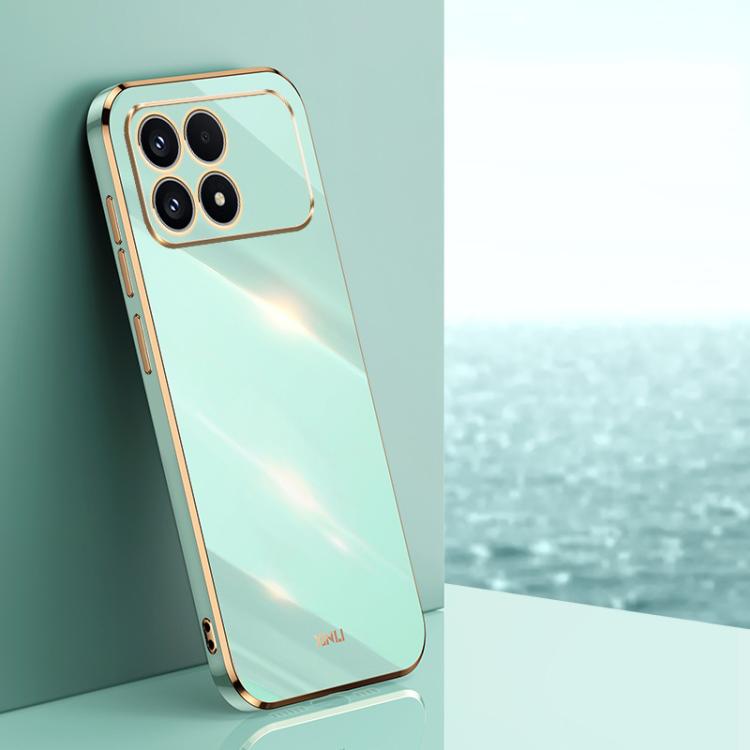 XINLI Straight Edge 6D Electroplate TPU Phone Case, For Redmi Note 15 Pro 4G Global 163.2mm, For Redmi K90 / Poco F8 Pro, For Redmi 15 5G Global / 4G SEA 169.5