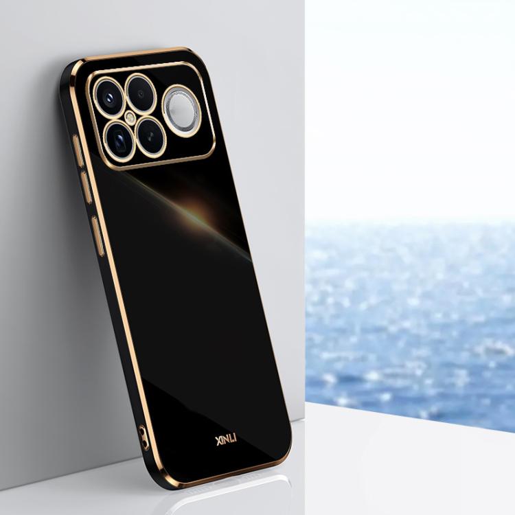 XINLI Straight Edge 6D Electroplate TPU Phone Case, For Redmi Turbo 5 5G/Poco X8 Pro 5G, For Redmi Note 15 4G Global 164mm, For Redmi K90 Pro Max / Poco F8 Ultra