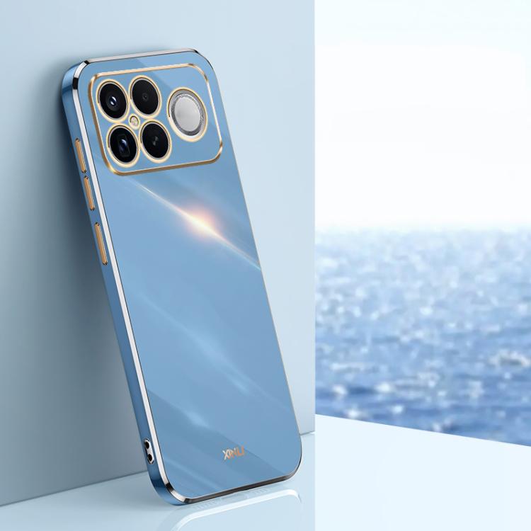 XINLI Straight Edge 6D Electroplate TPU Phone Case, For Redmi Turbo 5 5G/Poco X8 Pro 5G, For Redmi Note 15 4G Global 164mm, For Redmi K90 Pro Max / Poco F8 Ultra