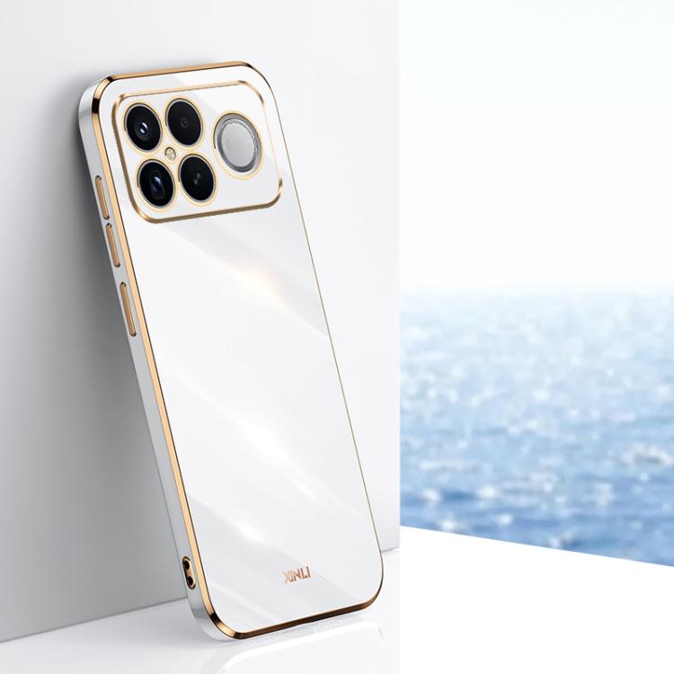 XINLI Straight Edge 6D Electroplate TPU Phone Case, For Redmi Turbo 5 5G/Poco X8 Pro 5G, For Redmi Note 15 4G Global 164mm, For Redmi K90 Pro Max / Poco F8 Ultra