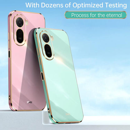 XINLI Straight Edge 6D Electroplate TPU Phone Case, For Redmi A7 Pro 4G/5G 171mm / Poco C85x 5G, For Redmi 15a 5G, For Redmi Turbo 5 Max 5G/Poco X8 Pro Max 5G