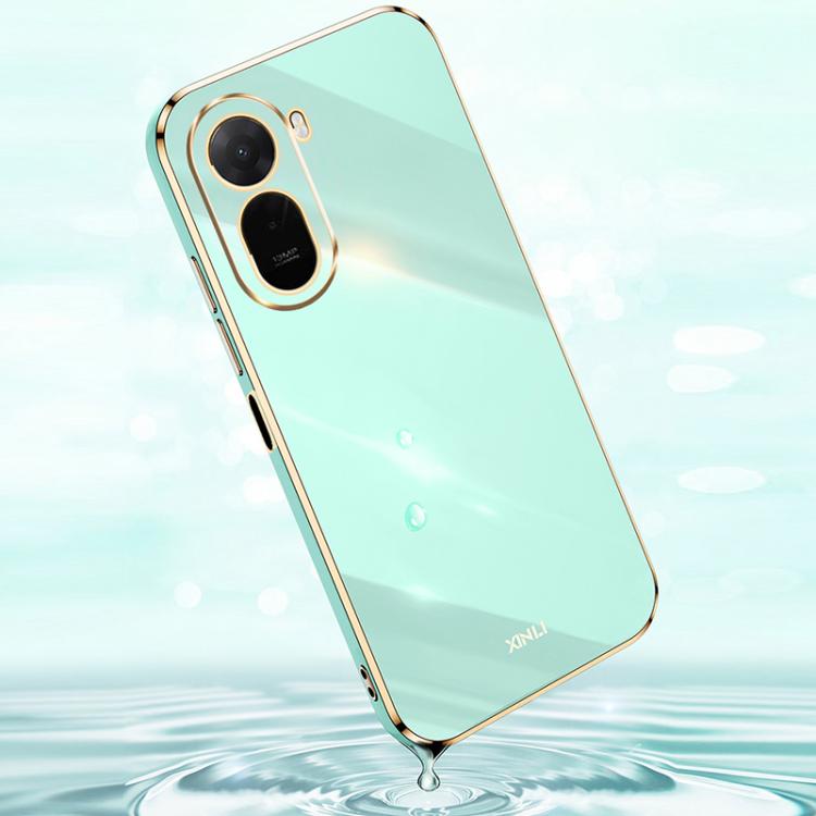 XINLI Straight Edge 6D Electroplate TPU Phone Case, For Redmi A7 Pro 4G/5G 171mm / Poco C85x 5G, For Redmi 15a 5G, For Redmi Turbo 5 Max 5G/Poco X8 Pro Max 5G