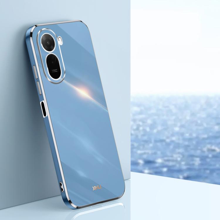 XINLI Straight Edge 6D Electroplate TPU Phone Case, For Redmi A7 Pro 4G/5G 171mm / Poco C85x 5G, For Redmi 15a 5G, For Redmi Turbo 5 Max 5G/Poco X8 Pro Max 5G
