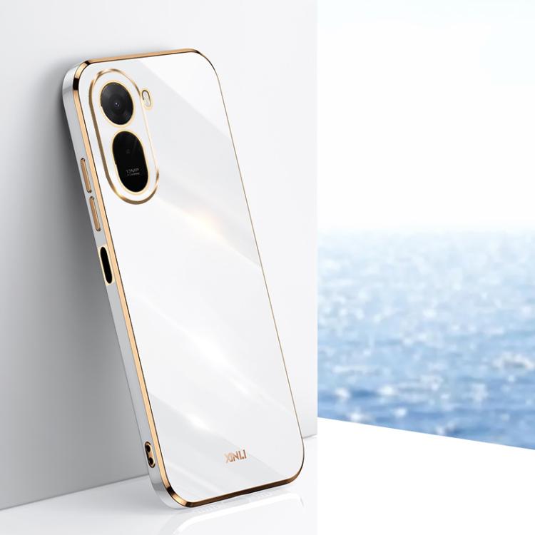 XINLI Straight Edge 6D Electroplate TPU Phone Case, For Redmi A7 Pro 4G/5G 171mm / Poco C85x 5G, For Redmi 15a 5G, For Redmi Turbo 5 Max 5G/Poco X8 Pro Max 5G