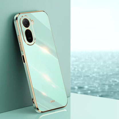 XINLI Straight Edge 6D Electroplate TPU Phone Case, For Redmi A7 Pro 4G/5G 171mm / Poco C85x 5G, For Redmi 15a 5G, For Redmi Turbo 5 Max 5G/Poco X8 Pro Max 5G