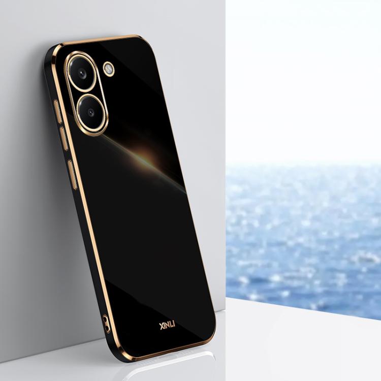 XINLI Straight Edge 6D Electroplate TPU Phone Case, For Redmi Turbo 5 5G/Poco X8 Pro 5G, For Redmi Note 15 4G Global 164mm, For Redmi K90 Pro Max / Poco F8 Ultra