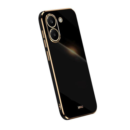 XINLI Straight Edge 6D Electroplate TPU Phone Case, For Redmi Turbo 5 5G/Poco X8 Pro 5G, For Redmi Note 15 4G Global 164mm, For Redmi K90 Pro Max / Poco F8 Ultra