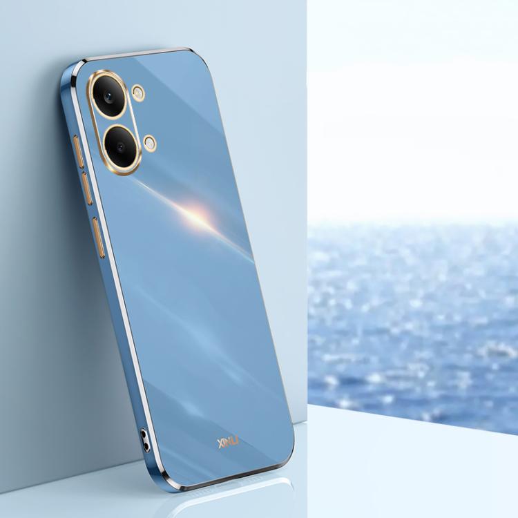 XINLI Straight Edge 6D Electroplate TPU Phone Case, For Redmi A7 Pro 4G/5G 171mm / Poco C85x 5G, For Redmi 15a 5G, For Redmi Turbo 5 Max 5G/Poco X8 Pro Max 5G