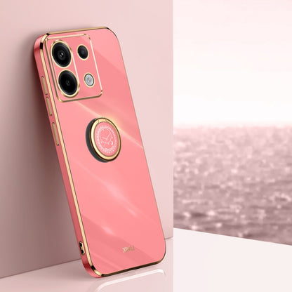 XINLI Straight Edge 6D Electroplate TPU Phone Case with Ring Holder, For Xiaomi Redmi Note 13 Pro+, For Xiaomi Redmi Note 13 Pro, For Xiaomi Redmi K60 Ultra / Mi 13T
