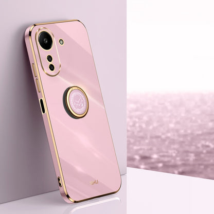 XINLI Straight Edge 6D Electroplate TPU Phone Case with Ring Holder, For Xiaomi 14, For Xiaomi Redmi Note 13 5G, For Xiaomi Redmi 13C 4G