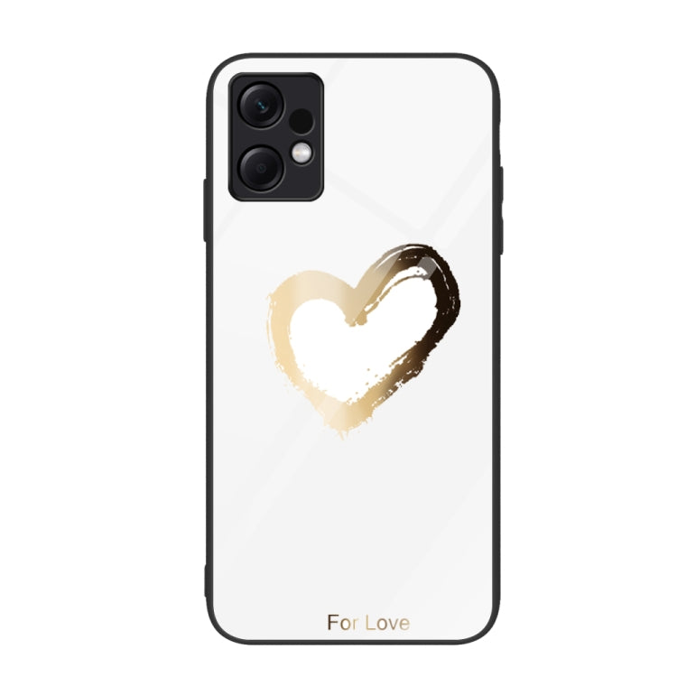 Colorful Painted Glass Phone Case, For Xiaomi Redmi Note 12 4G Global