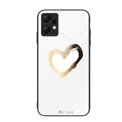 Colorful Painted Glass Phone Case, For Xiaomi Redmi Note 12 4G Global