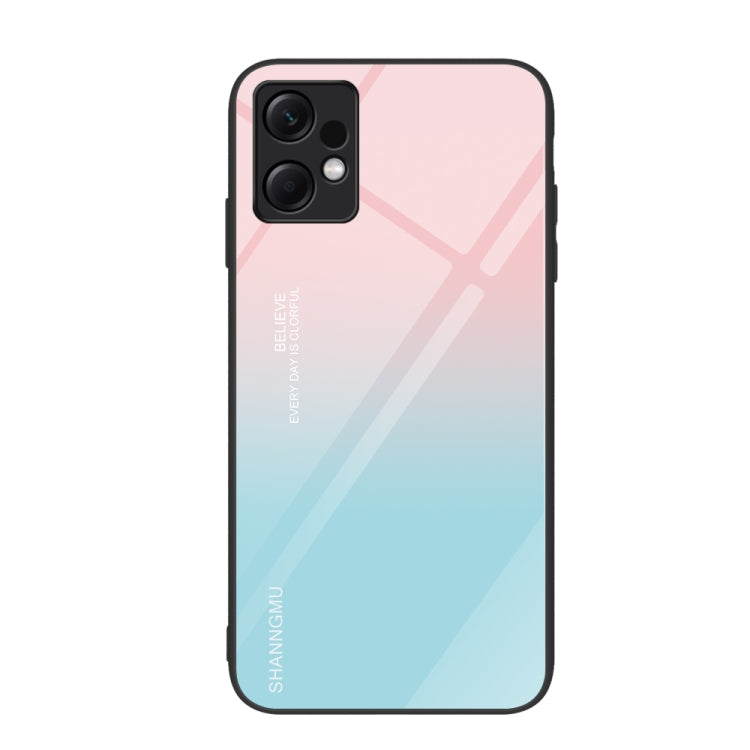 Colorful Painted Glass Phone Case, For Xiaomi Redmi Note 12 4G Global