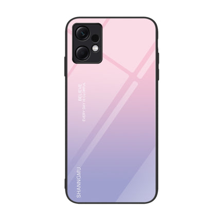 Colorful Painted Glass Phone Case, For Xiaomi Redmi Note 12 4G Global