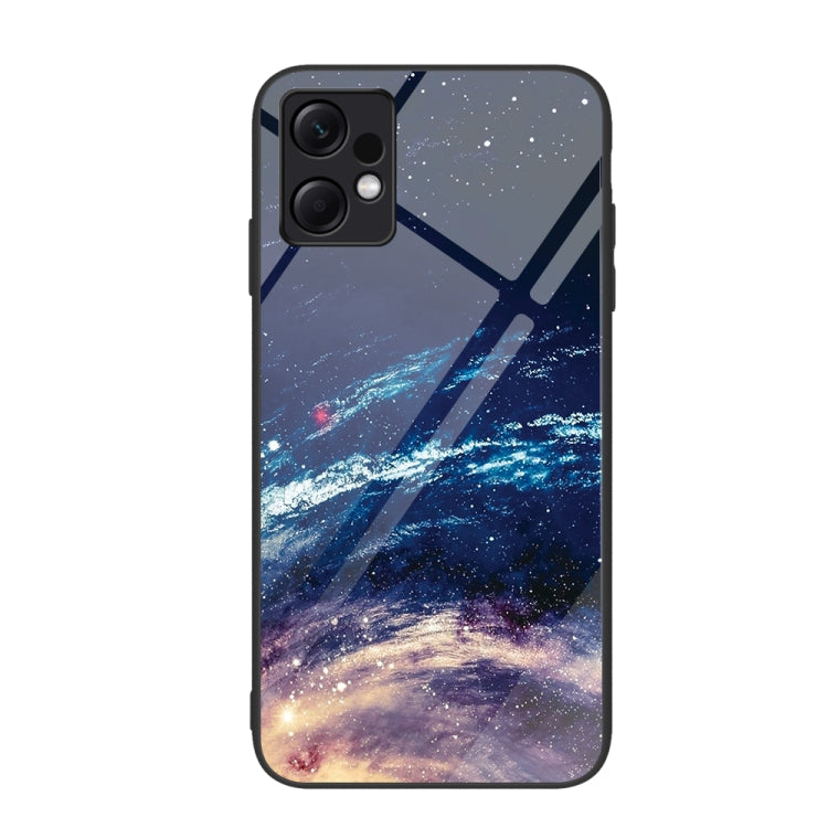 Colorful Painted Glass Phone Case, For Xiaomi Redmi Note 12 4G Global