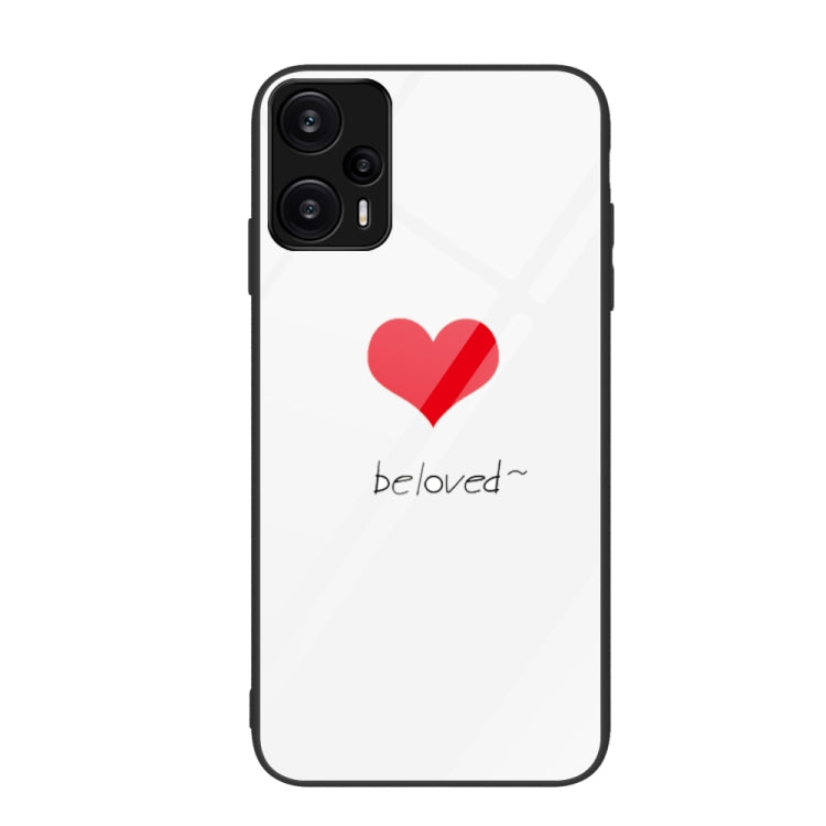 Colorful Painted Glass Phone Case, For Xiaomi Redmi Note 12 Turbo