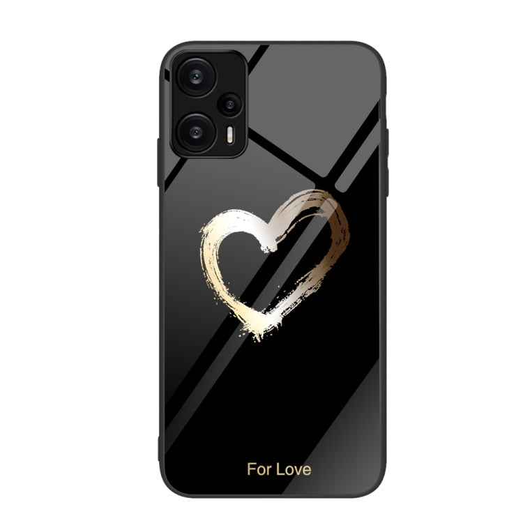 Colorful Painted Glass Phone Case, For Xiaomi Redmi Note 12 Turbo