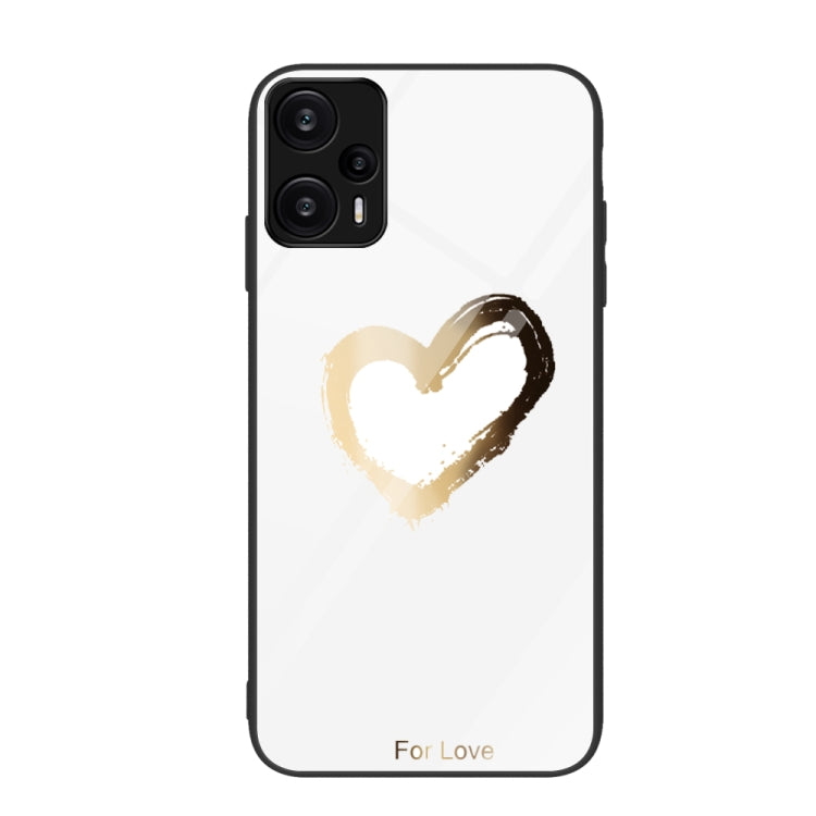 Colorful Painted Glass Phone Case, For Xiaomi Redmi Note 12 Turbo