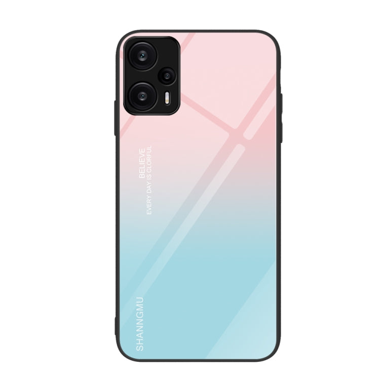 Colorful Painted Glass Phone Case, For Xiaomi Redmi Note 12 Turbo