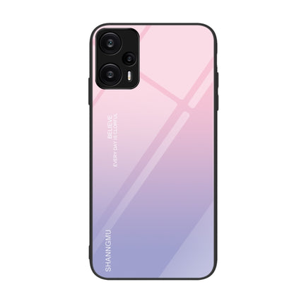 Colorful Painted Glass Phone Case, For Xiaomi Redmi Note 12 Turbo