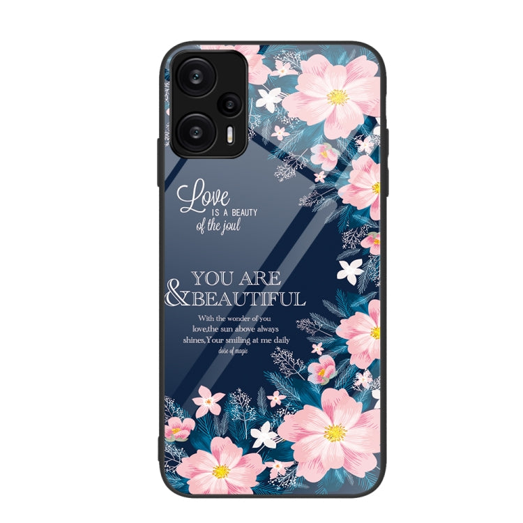 Colorful Painted Glass Phone Case, For Xiaomi Redmi Note 12 Turbo