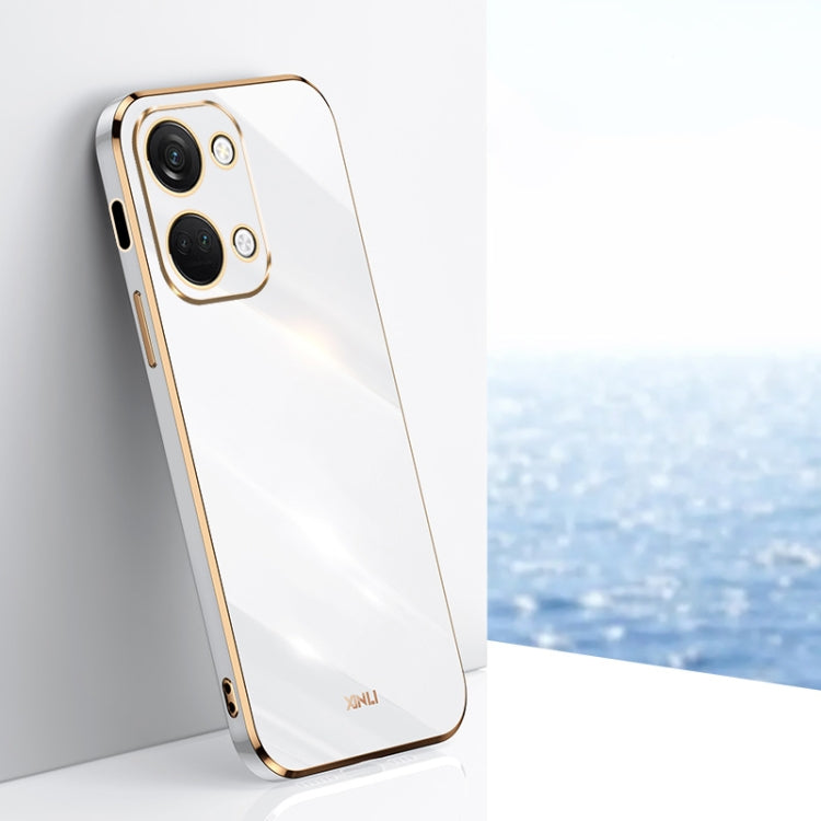 XINLI Straight Edge 6D Electroplate TPU Phone Case, For OnePlus 12, For OnePlus Ace 2V