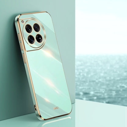 XINLI Straight Edge 6D Electroplate TPU Phone Case, For OnePlus 12, For OnePlus Ace 2V