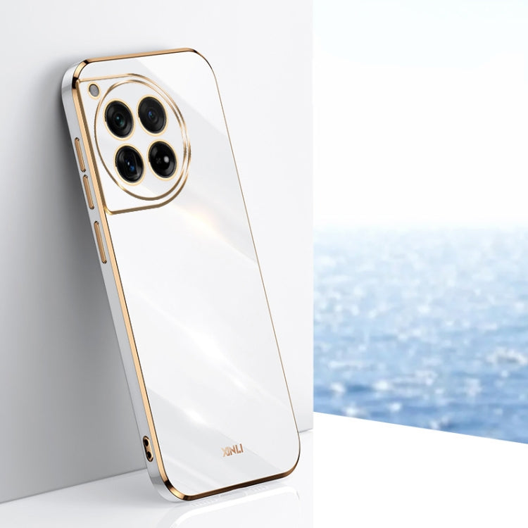XINLI Straight Edge 6D Electroplate TPU Phone Case, For OnePlus Ace 5 Racing, For OnePlus 13T, For OnePlus Ace 3