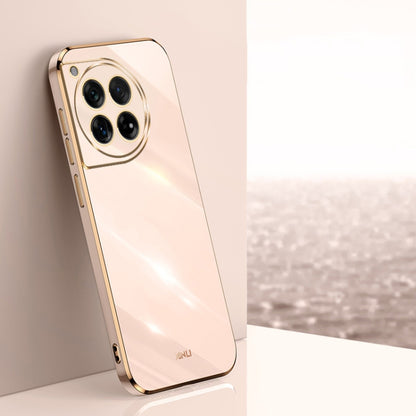 XINLI Straight Edge 6D Electroplate TPU Phone Case, For OnePlus Ace 5 Racing, For OnePlus 13T, For OnePlus Ace 3