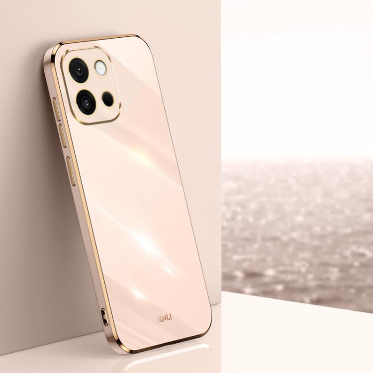 XINLI Straight Edge 6D Electroplate TPU Phone Case, For OnePlus Ace 5 Racing, For OnePlus 13T, For OnePlus Ace 3