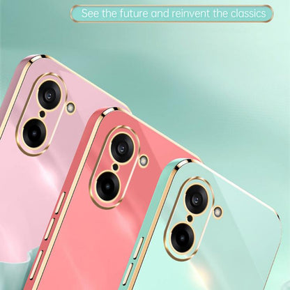 XINLI Straight Edge 6D Electroplate TPU Phone Case, For OnePlus Ace 5 Racing, For OnePlus 13T, For OnePlus Ace 3