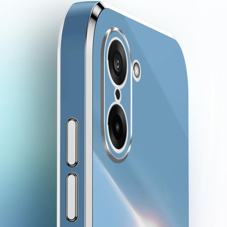 XINLI Straight Edge 6D Electroplate TPU Phone Case, For OnePlus Ace 5 Racing, For OnePlus 13T, For OnePlus Ace 3