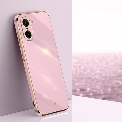XINLI Straight Edge 6D Electroplate TPU Phone Case, For OnePlus Ace 5 Racing, For OnePlus 13T, For OnePlus Ace 3