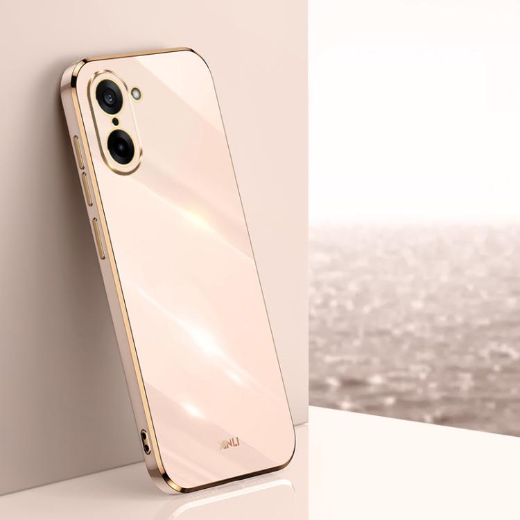 XINLI Straight Edge 6D Electroplate TPU Phone Case, For OnePlus Ace 5 Racing, For OnePlus 13T, For OnePlus Ace 3