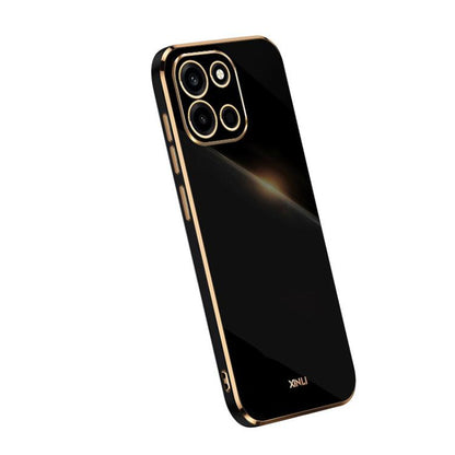 XINLI Straight Edge 6D Electroplate TPU Phone Case, For OnePlus Turbo 6, For OnePlus 15 5G, For OnePlus Ace 5 Ultra