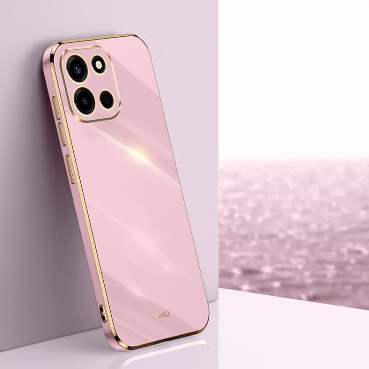 XINLI Straight Edge 6D Electroplate TPU Phone Case, For OnePlus Turbo 6, For OnePlus 15 5G, For OnePlus Ace 5 Ultra