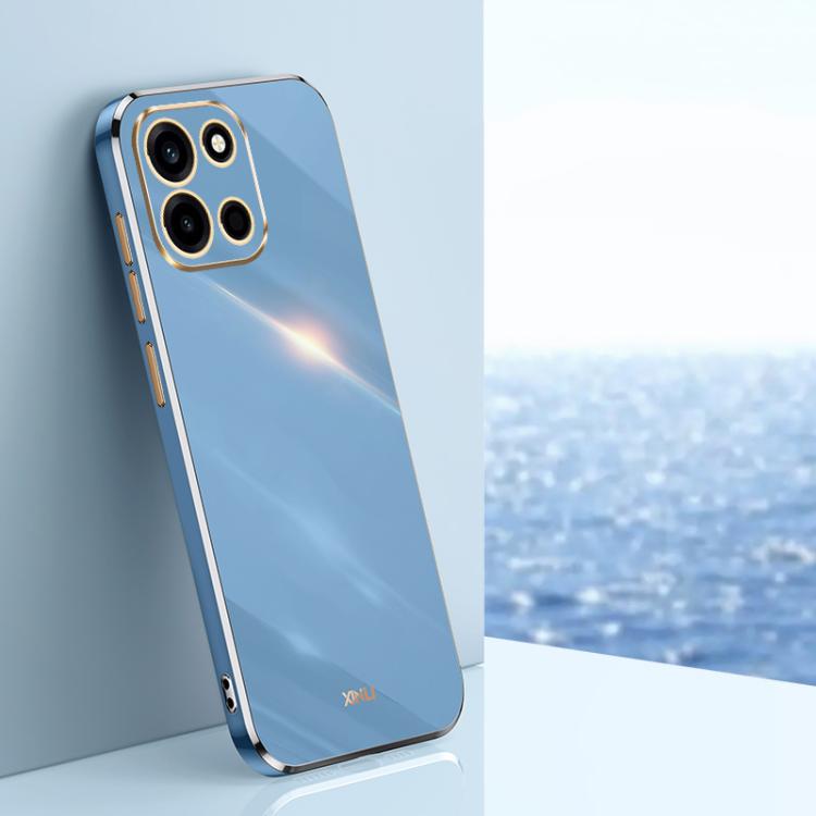 XINLI Straight Edge 6D Electroplate TPU Phone Case, For OnePlus Turbo 6, For OnePlus 15 5G, For OnePlus Ace 5 Ultra