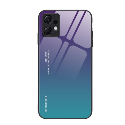 Gradient Color Glass Phone Case, For Xiaomi Poco F6, For Xiaomi Poco F6 Pro, For Xiaomi Redmi Note 12 4G Global
