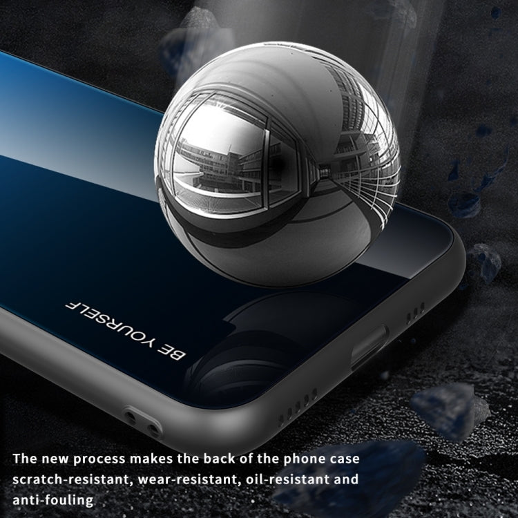 Gradient Color Glass Phone Case, For Xiaomi Poco F6, For Xiaomi Poco F6 Pro, For Xiaomi Redmi Note 12 4G Global