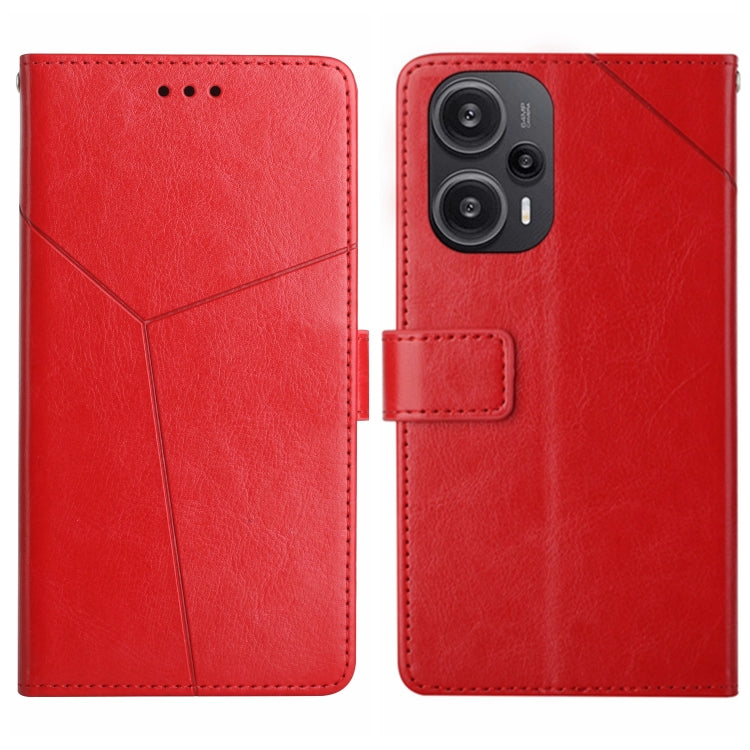 Y-shaped Pattern Flip Leather Phone Case, For Xiaomi Redmi 12 5G, For Xiaomi 13T / 13T Pro, For Xiaomi Redmi 12 4G Global, For Xiaomi Poco F5