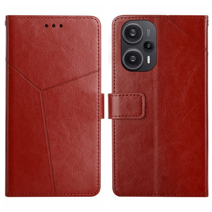 Y-shaped Pattern Flip Leather Phone Case, For Xiaomi Redmi 12 5G, For Xiaomi 13T / 13T Pro, For Xiaomi Redmi 12 4G Global, For Xiaomi Poco F5