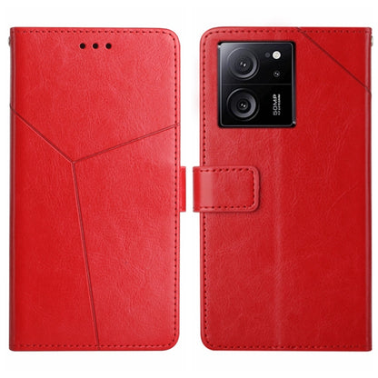 Y-shaped Pattern Flip Leather Phone Case, For Xiaomi Redmi 12 5G, For Xiaomi 13T / 13T Pro, For Xiaomi Redmi 12 4G Global, For Xiaomi Poco F5