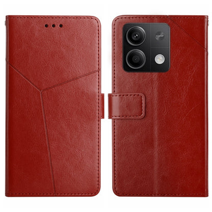 Y-shaped Pattern Flip Leather Phone Case, For Xiaomi Redmi 13 4G Global / 5G Global, For Xiaomi Redmi A3, For Xiaomi Redmi Note 13 4G, For Xiaomi Redmi 13C 5G