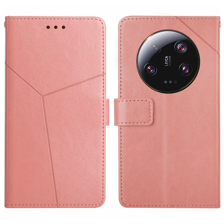 Y-shaped Pattern Flip Leather Phone Case, For Xiaomi 14 Ultra, For Xiaomi 14 Pro, For Xiaomi 14, For Xiaomi Redmi 13C 4G